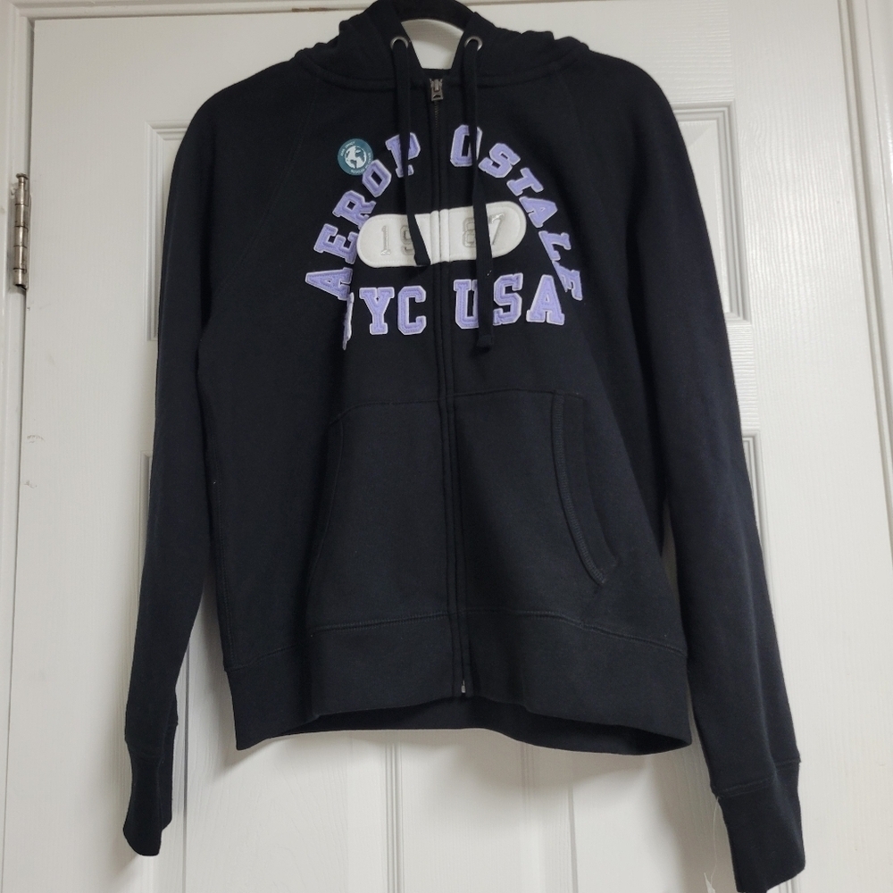 Aeropostale NWT NYC USA Full-Zip Hoodie Women's Size Large.